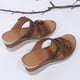 thumbnail image 5 of Zapatillas de cuña para mujer de fondo plano con tacón alto y flores informales retro de verano Wmkox8yii ytu7902, 5 of 9