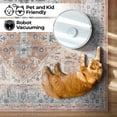 thumbnail image 6 of GLN Rugs Hopa - Indoor, Machine Washable Area Rug 2'6"x9'8" Turkish Brown Home Carpet, All Ages, 6 of 8
