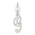 thumbnail image 1 of 925 Sterling Silver Dainty Letter G Initial Name Monogram Necklace Charm Pendant, 1 of 6