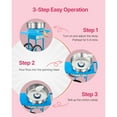 thumbnail image 3 of KFFKFF Electric Cotton Candy Machine with Cart, 1000W Commercial Candy Floss Maker with 20.5 in Stainless Steel Bowl, Sugar Scoop, and Drawer, Easy to Use, 3 of 9