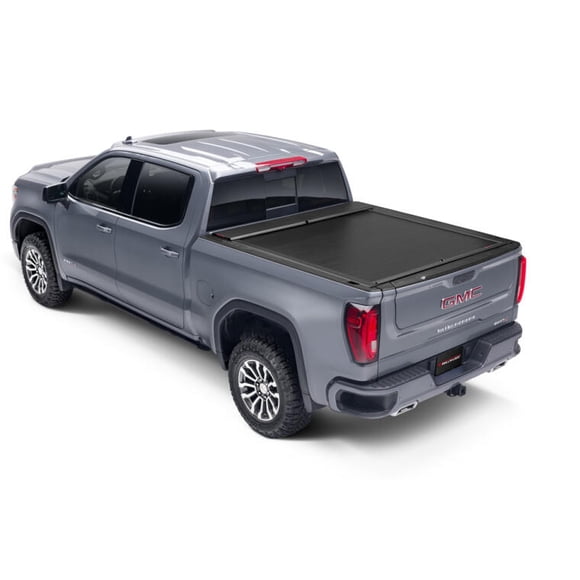 Roll-N-Lock Tonneau Cover BT263A A-Series; Manual Retractable; Lockable; Black Powder Coated; Aluminum