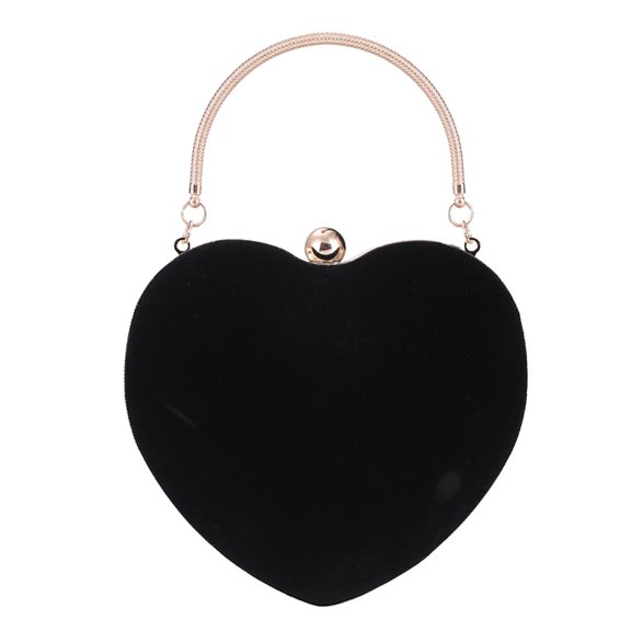 Party Clutch Purse Cute Heart Shaped Women Handbag Evening Bags