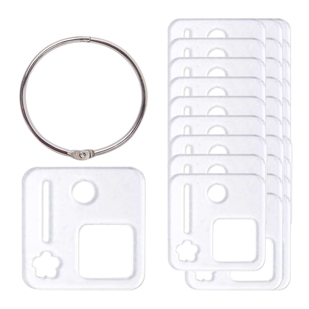 Mini Gotas De Hilo Acrílico, Soporte De 4cm X 4cm, Bobinas, Gotas De Hilo Para Punto De Cruz Sunnimix Bobinas de hilo dental