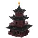 thumbnail image 1 of Figura de pagoda en miniatura: Estatua de pagoda para jardín zen asiático, accesorios de jardín de hadas para decoración de jardín zen, decoración asiática del hogar., 1 of 8