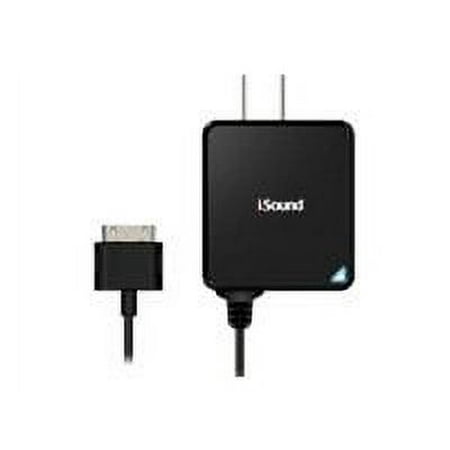i.Sound AC Adapter - Power adapter (Apple Dock) - black - for Apple iPod (4G, 5G); iPod classic; iPod mini
