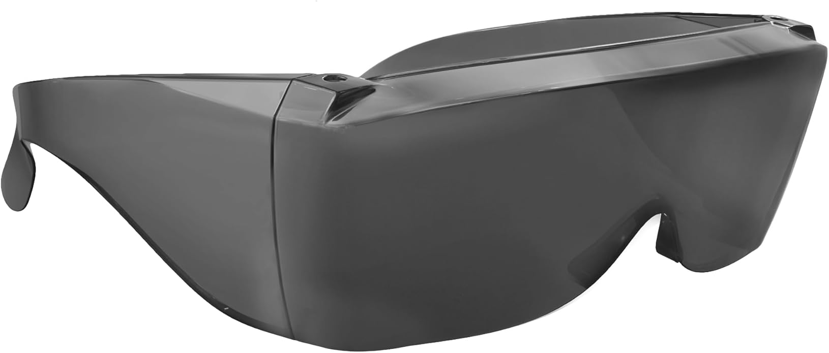 Jeepers Peepers - Occhiali Da Sole Avvolgenti Stile Racing Oversize Neri Con Lenti Marroni