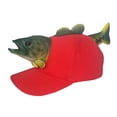 thumbnail image 2 of Gorra de béisbol novedosa, informal, para fiestas, con dibujos animados, de moda para hombres y mujeres, ideal para pescar y pescar. M rojo, 2 of 9