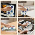 thumbnail image 5 of 2 Pcs Pioneer Flower Floral Print Pattern Kitchen Towels, Funny Microfiber Dish Towel Set, 18" X 26" Tea Towels, 5 of 6