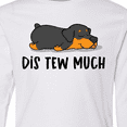 thumbnail image 4 of Inktastic Napping Dis Tew Much Rottweiler Long Sleeve Youth T-Shirt, 4 of 5