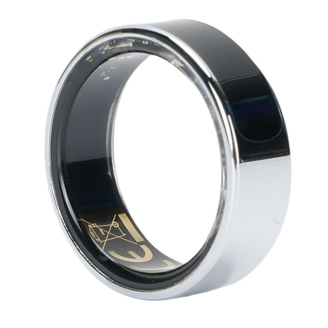 Bague Sportive Intelligente, Écran d'Affichage Étanche 5 ATM, Touche Tactile, Bague Intelligente, Association avec Application Mobile pour la Randonnée, le Cyclisme, la Course Taille 8 18,2 mm / 0,72 Po, Taille 9 19 mm / 0,75 Po, Taille 10