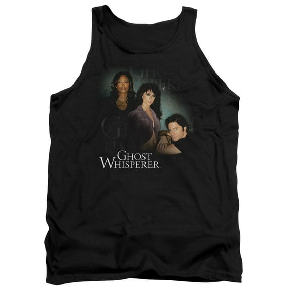 Ghost Whisperer Diagonal Cast Adult Tank Top Black