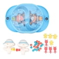 thumbnail image 2 of Kids Marble Launcher Game Toy, Kids Mini Toy Marble Game Interactive Compact  for Home Blue,Pink, 2 of 7