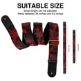 thumbnail image 2 of AODSK Cotton Embroidery Guitar Strap 2" Adjustable for Acoustic Electric Bass Ukulele with Picks Guitarists Gift, 2 of 6