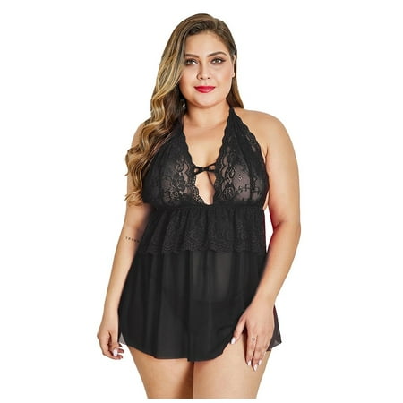 

Women s Fashion Women Lace Plus Size Lingerie Sleepwear winter clothes for women