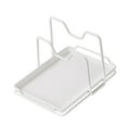 thumbnail image 4 of Estante para tapas de ollas Organizador de almacenamiento de tapas Prácticos utensilios de cocina Organizador de tapas de ollas Blanco, 4 of 7