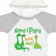 thumbnail image 4 of Inktastic Nana Papa Love Me Grandchild Dinosaur Boys Baby Bodysuit, 4 of 5