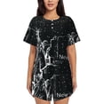 thumbnail image 1 of Fotbe New York City1 Conjunto de Pijama Estampado para Mujer, 2 Piezas, Ropa de Dormir con Camiseta de Manga Corta y Shorts Suaves-4X-Large, 1 of 6