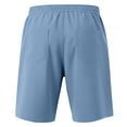thumbnail image 7 of Shorts for Boys Sport 5 Inch Casual Solid Color Soft Breathable Lightweight Stretchy Children Blue Shorts Size 11-12 Y, 7 of 7