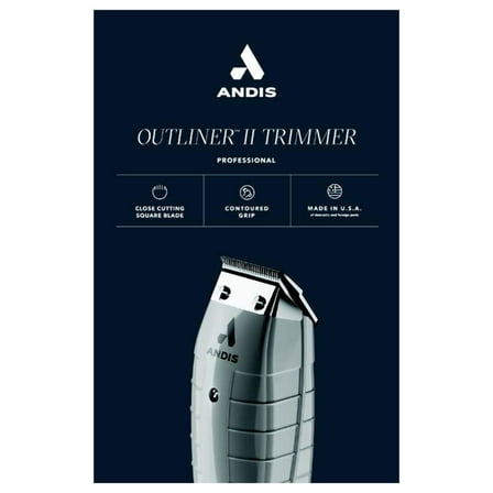 Andis Outliner II Professional Hair Trimmer Square Blade 04685