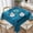 Black14, variant on Mexican Blanket Serape Stripe Pattern Colorful Waterproof Picnic Patio Party Round Table Cloth Cover Decorations Fabric 60 Inch Circular Tablecloth For 20-47 Inch Home Dining Room Kitchen Decor