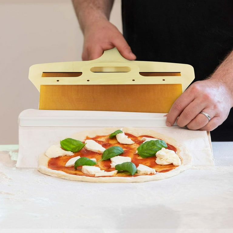 YiFudd Sliding Pizza Peel - Pala Pizza Scorrevole, Pizza Peel That  Transfers Pizza Perfectl, Non-Stick, Pizza Peel Shovel With Handle（Includes  Pizza Cutter） 