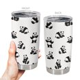 thumbnail image 4 of Taza de viaje Oasisdream, vaso de acero inoxidable, 600 ml, con tapa, 4 of 6