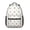 Baseballs and Crossed, variant on Baseballs and Crossed Bats Light Beige Backpack for School, Cute School Bag with Adjustable Shoulder Straps and Padded Back, 15.3"x11"x6.7"