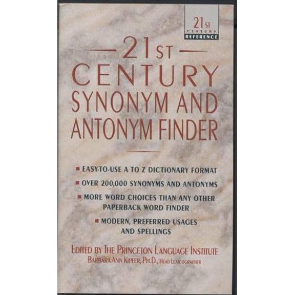 Pre-Owned 21st Century Synonym and Antonym Finder (21st Century Reference), 9780440213239, 0440213231, Paperback, Reissue edition