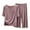 Purple, variant on Two Piece Sets for Women Casual Summer Crew Neck Short Sleeve Top Elastic Waist Wide Leg Pants Lounge Sets Outfits Set