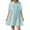 Mint Green2, variant on ameIAEA Girl's Summer Dresses Kids Short Sleeve Tie Front Cute Dress with Pockets for 5-14 Years