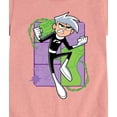 thumbnail image 3 of Danny Phantom - Danny Phantom Jumping - Girls Fitted Short Sleeve Graphic T-Shirt, 3 of 5