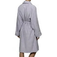 thumbnail image 5 of Superior Terry Cotton Adult Unisex Soft Lightweight Bathrobe, Extra Large, Lilac, 5 of 8