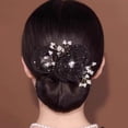 thumbnail image 1 of 2024 NUEVO moño hábil con flores bordadas a mano, torcedor de cabello para moño hábil, pinza para el cabello torcida, pinza para el cabello con forma de bola, rodillo para moño de flores para cabello, 1 of 6