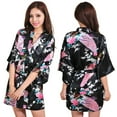 thumbnail image 4 of FJUCHAI Summer Loungewear for Women's Printed Night-Robe Ladies Kimono Style Nightgown Loose Cardigan Robe for Sleepwear S-2XL, 4 of 10