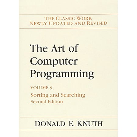 Pre-Owned The Art of Computer Programming: Sorting and Searching Volume 3 (Hardcover) 0201896850 9780201896855