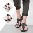 thumbnail image 2 of Aerosoft Freedom Arch Support T-Strap Casual Summer Sandals for Women, 2 of 7