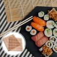 thumbnail image 1 of OULII Sushi Making Mat 2Pcs Bamboo for Sushi Enthusiasts and Elegant Decor, 1 of 4
