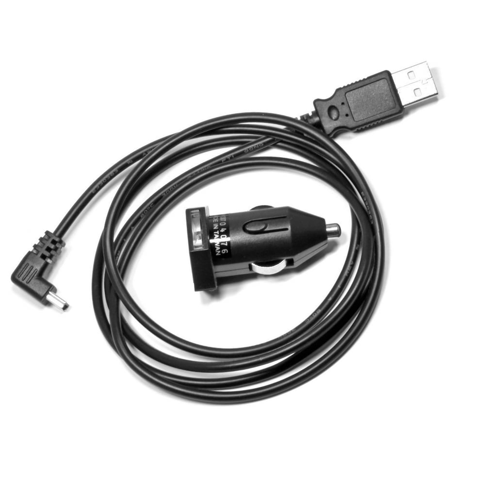 EDO Tech Mini USB Charger Cable Power Cord & Ultra Compact Car Adapter