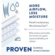Prevail AIR Overnight Incontinence Briefs - Unisex Adult Incontinence Briefs with Tabs - Disposable Adult Diaper for Men & Women - Overnight Absorbency - Size 2, 72 Count (4 Packs of 18)