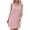 Pink Leather, variant on Women'S Casual Summer Sun Dresses Polka Dot Beach Cover Up V Neck Sleeveless Tank Dress with Pockets Pink Leather L