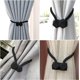 thumbnail image 4 of Abrazaderas magnéticas para cortinas estilo europeo Trinyaa, negras, 4 unidades, decorativas, 4 of 5