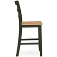 thumbnail image 6 of Signature Design by Ashley Gesthaven Dining Side Chair Set (2), Natural/Green, Farmhouse Wood Chairs with Ladderback Design, 6 of 9