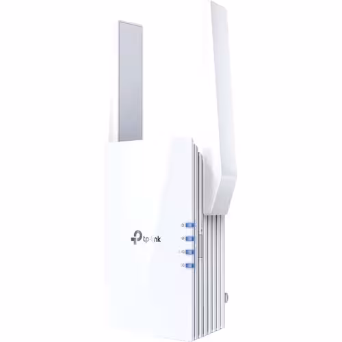 TP-Link RE705X Dual Band IEEE 802.11ax 2.91 Gbit/s Wireless Range Extender - 2.40 GHz, 5 GHz - 2 x External Antenna(s) - External - MIMO Technology - 1 x Network (RJ-45) - Gigabit Ethernet - 12.60 W