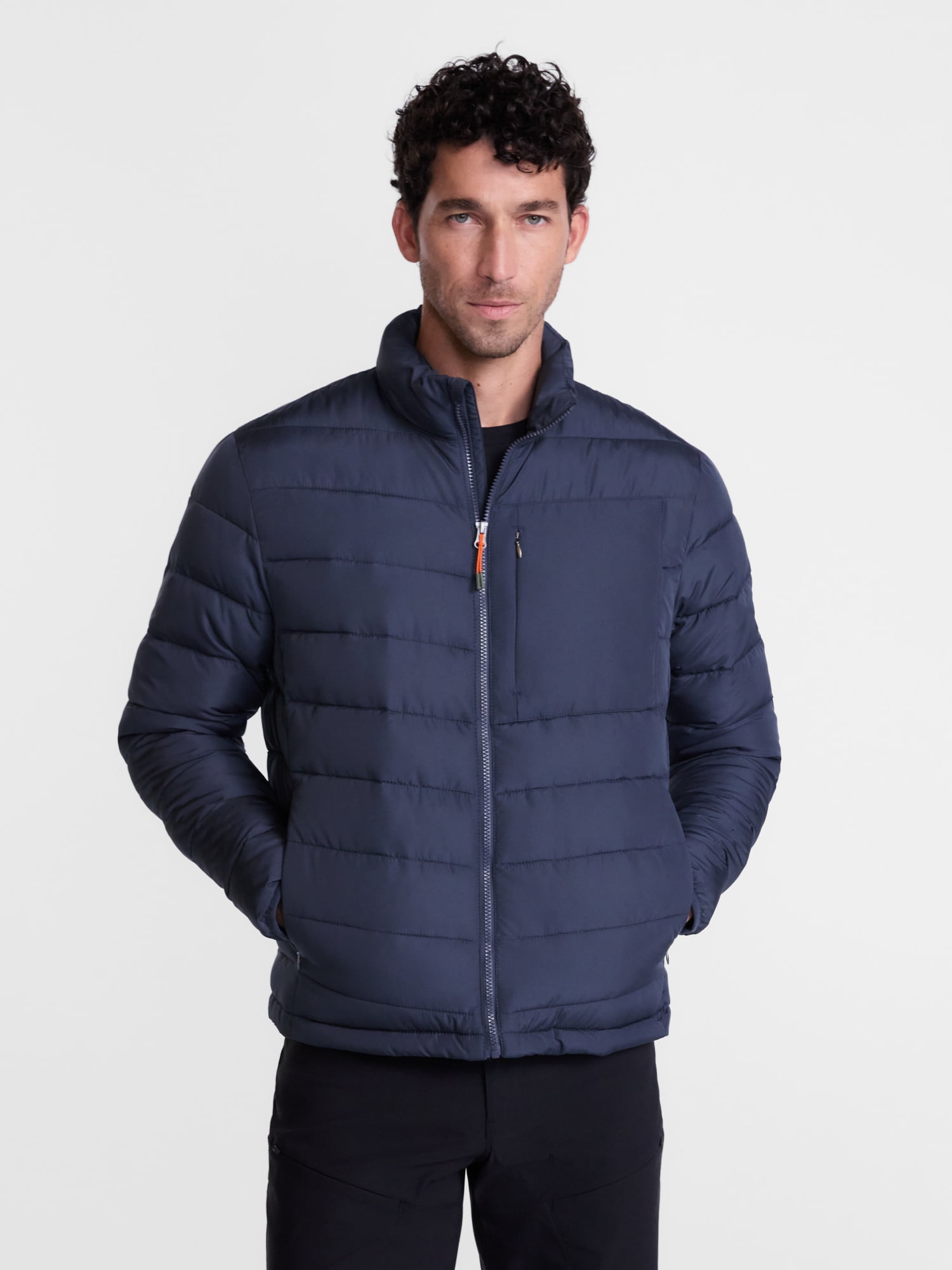 Ozark Trail Men's and Big Men's Puffer Jacket, Sizes S-4XB