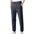 thumbnail image 1 of Birdeem Mens Pants Mens Summer Pocket Drawstring Casual Pocket Pants, 1 of 1