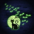 thumbnail image 4 of Jinsinto Luminous Cat Halloween Wall Sticker Luminous Wall Sticker, 4 of 5