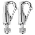 thumbnail image 1 of 2PCS Adjustable Picture Hanging Kit Invisible Picture Rail Hooks Gallery Display Heavy Duty Picture Hangers Wall Hanging Wire Hooks for Artwork (for 1-2mm Wire Rope, Wire Rope NOT Included), 1 of 8