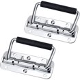 thumbnail image 1 of Jinsinto 2 Pieces Metal Door Puller Handle, Spring Folding Handle, (11cm), 1 of 5