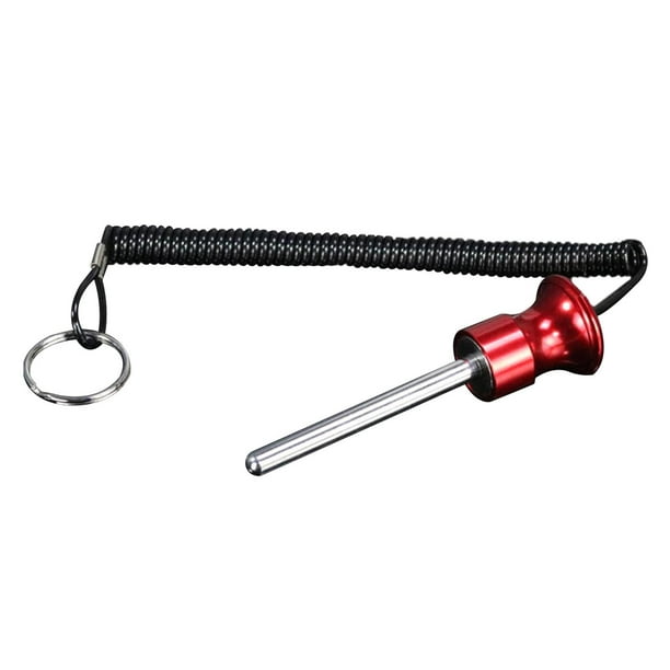 Pasador de pila de peso DYNWAVEMX Bloqueo universal de la máquina del gimnasio 8x80mm Rojo