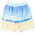 thumbnail image 4 of Bluey and Bingo Little Boys Raglan Pullover Swim Rash Guard Swim Trunks Blue 7-8, 4 of 5